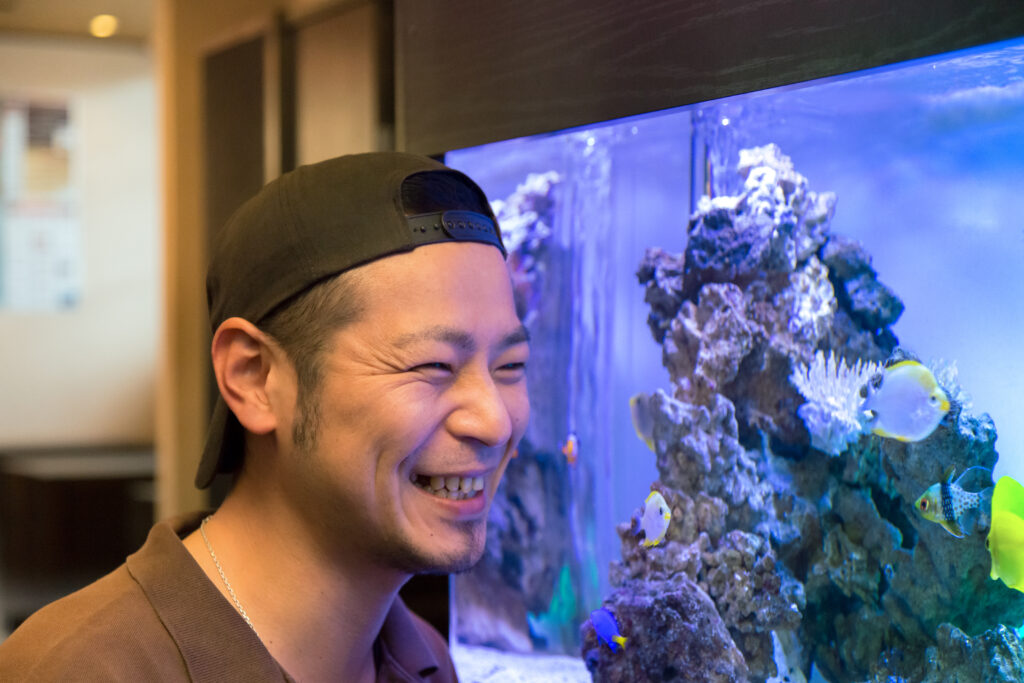 「海水魚」の水槽（北九州市）
